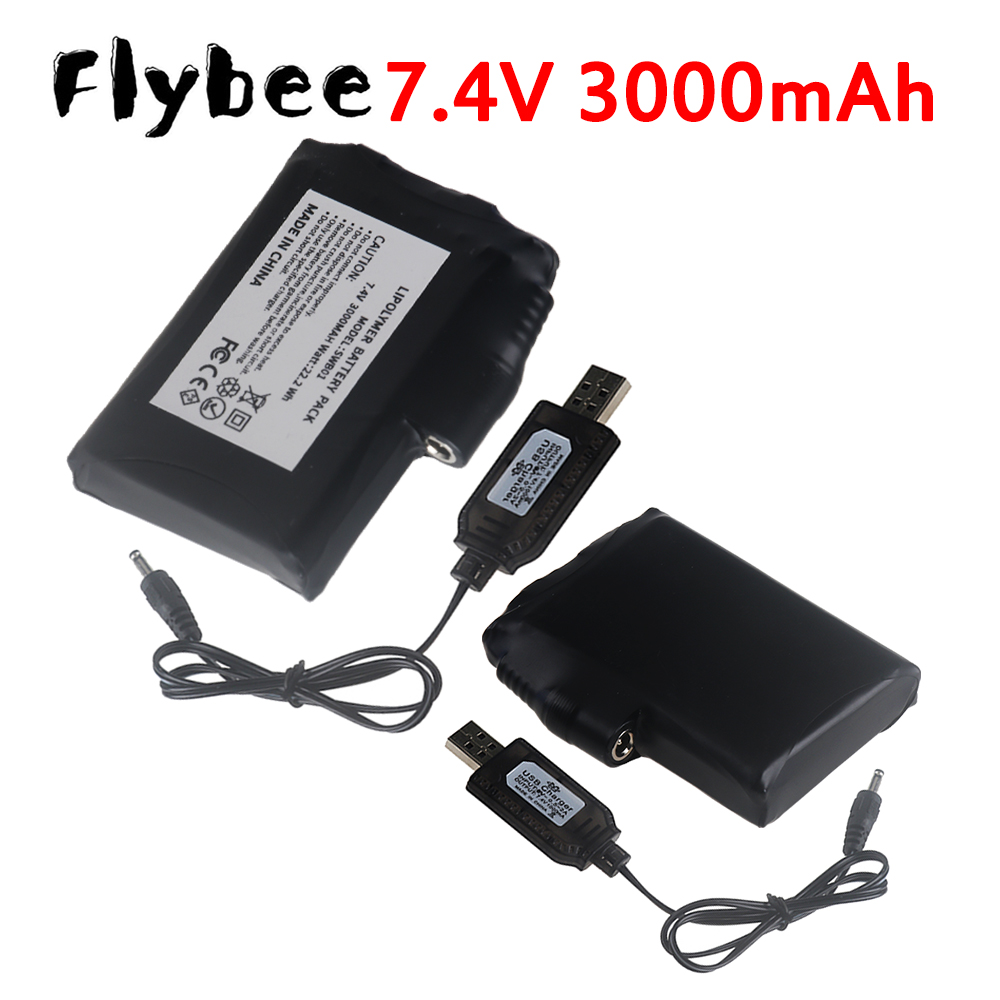 7.4V Li-Polymer 3000mah Batter - Heated Vest Battery recension och pris