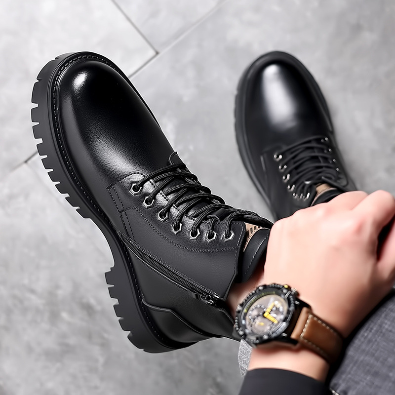 Men Classic Genuine Leather Bo - Waterproof Winter Boot recension och pris