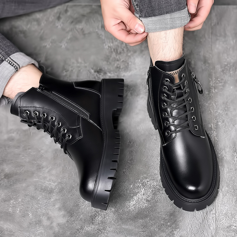 Men Classic Genuine Leather Bo - Waterproof Winter Boot recension och pris
