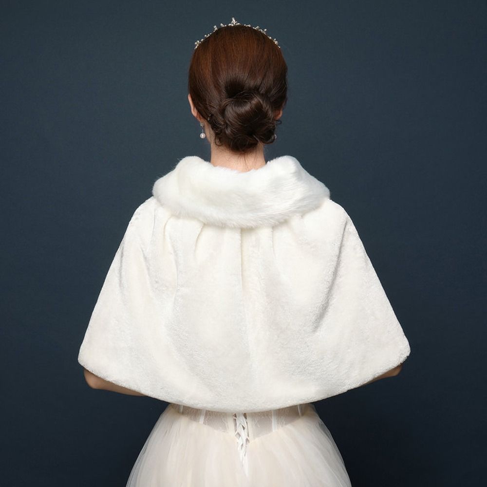 White Womens Winter Thicken Pl - Shawl Wrap Winter recension och pris