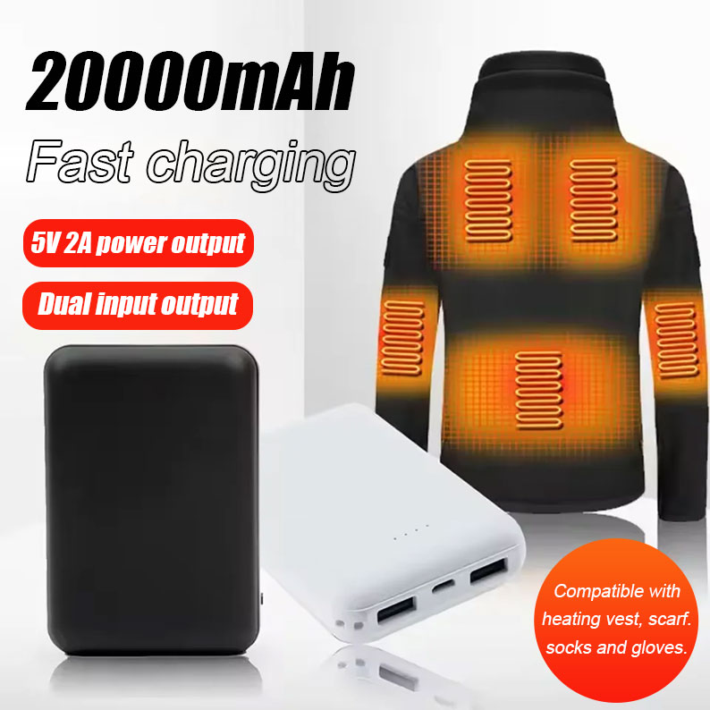 20000mAh Power Bank Portable U - Heated Vest Battery recension och pris