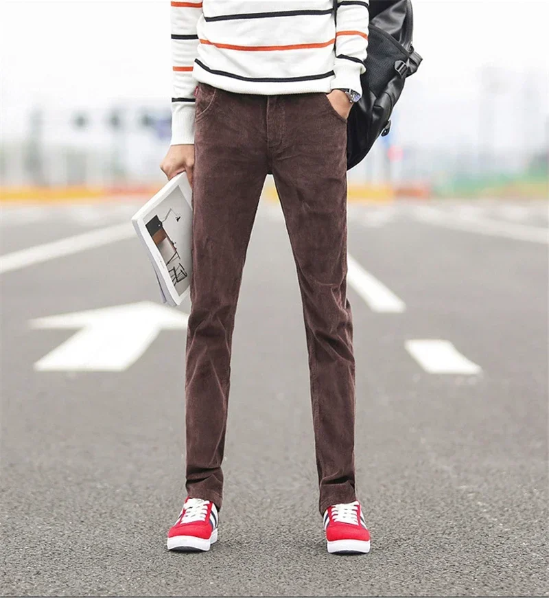 2023 Autumn Winter Men's Casua - Corduroy Pant Warm recension och pris