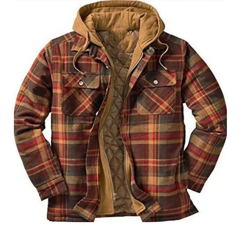 Mens Fleece Lined Flannel Plai - Flannel Shirt Lined recension och pris