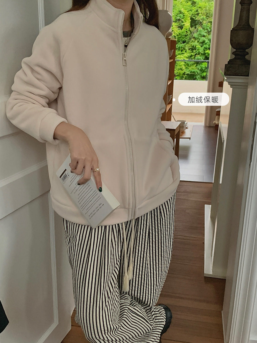 Fleece Sweatshirt No Hat Women - Sherpa Hoodie Fleece recension och pris