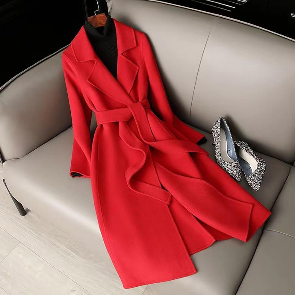 Women Wool Coat Womens Long Wo - Wool Coat Peacoat recension och pris