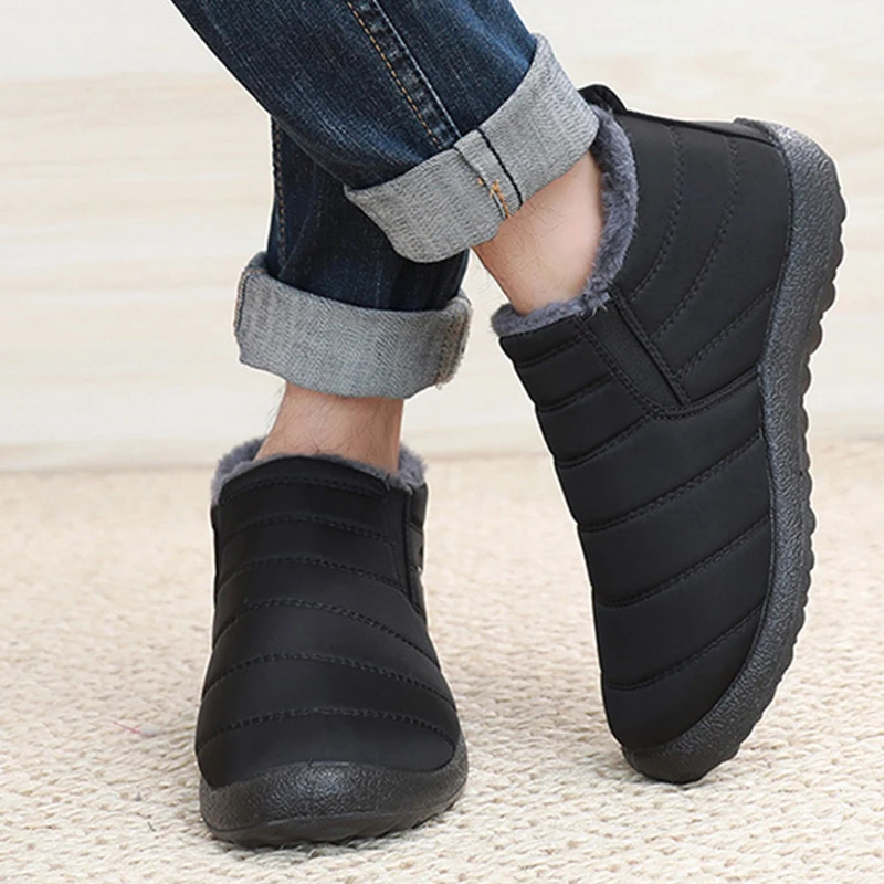 Fashion Men's Snow Boots Ankle - Waterproof Winter Boot recension och pris