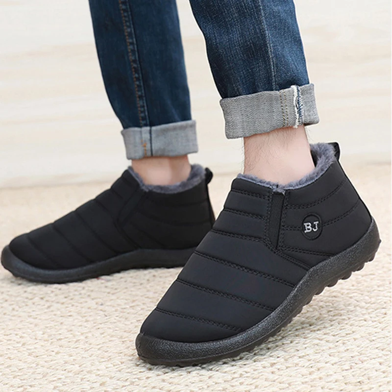 Fashion Men's Snow Boots Ankle - Waterproof Winter Boot recension och pris