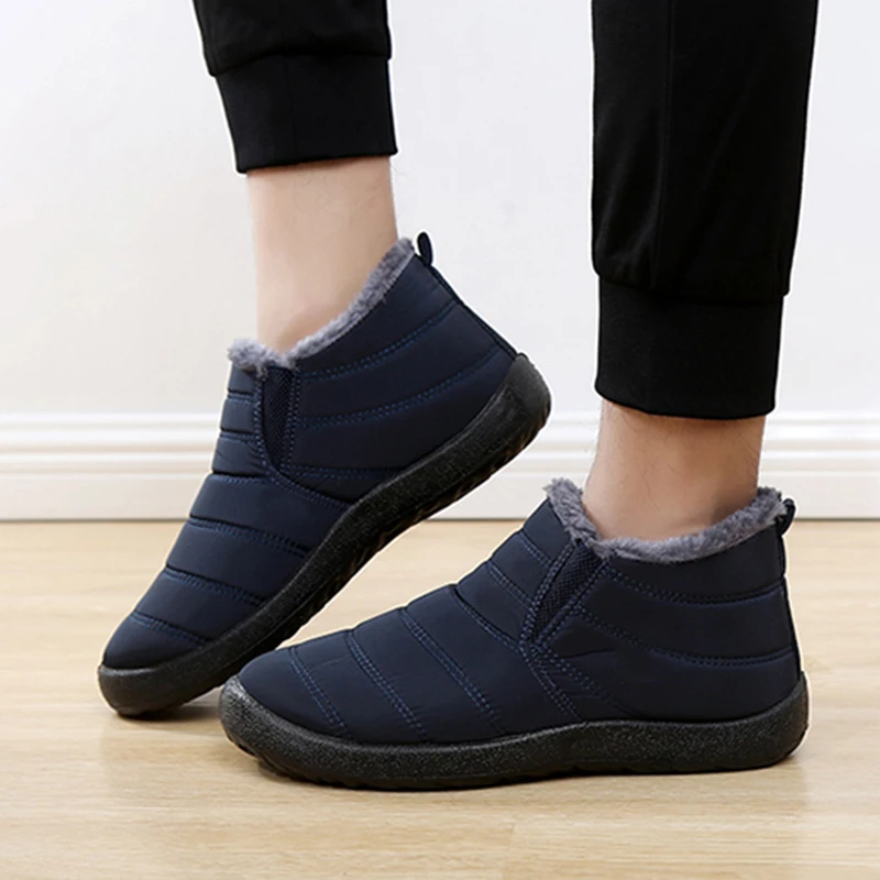 Fashion Men's Snow Boots Ankle - Waterproof Winter Boot recension och pris