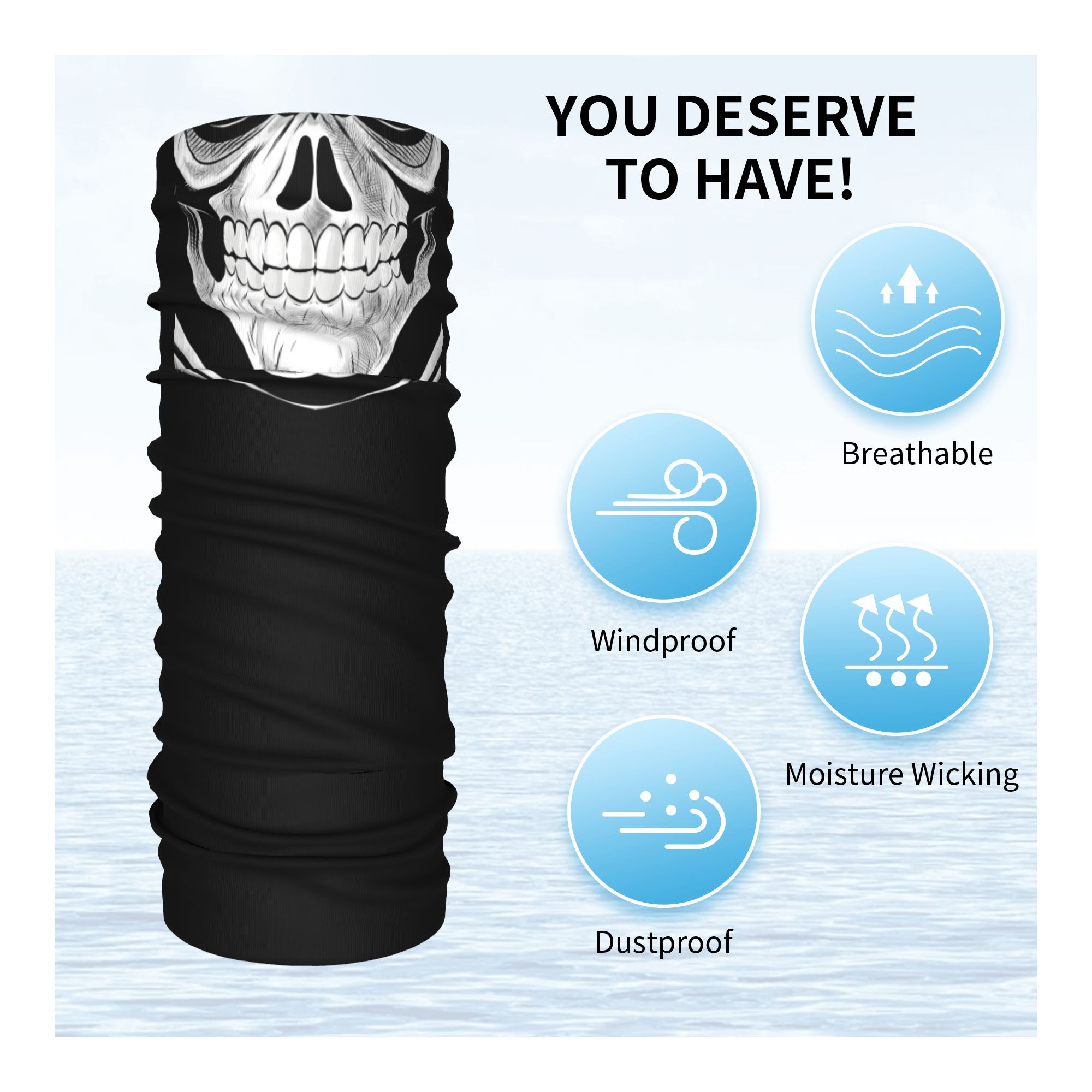 Custom Cool Seamless Mask Neck - Neck Gaiter Fleece recension och pris