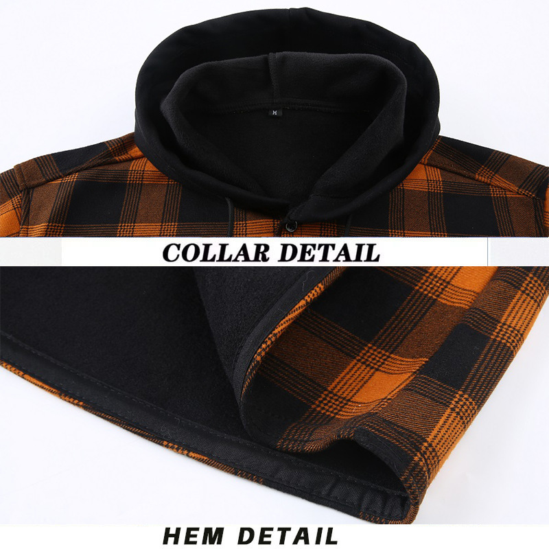 QICHE Fleece Lined Thick Flann - Flannel Shirt Lined recension och pris