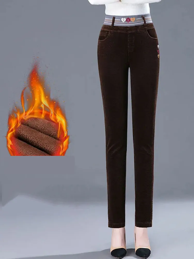 Winter Thicken Plush Lined Pen - Corduroy Pant Warm recension och pris