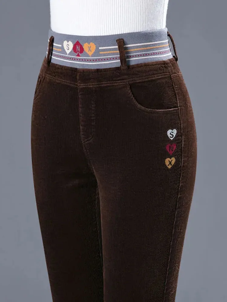 Winter Thicken Plush Lined Pen - Corduroy Pant Warm recension och pris