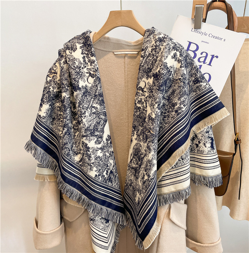 Luxury Scarf Women Cashmere Bl - Cashmere Pashmina Wrap recension och pris