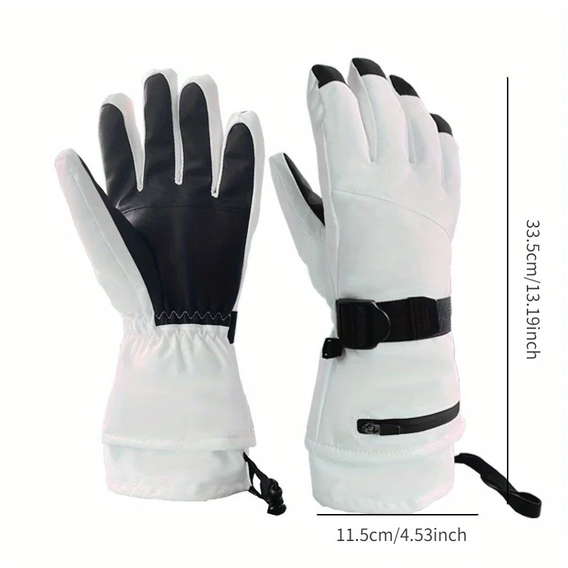 Thermal Waterproof Ski Gloves  - Snow Glove Insulated recension och pris