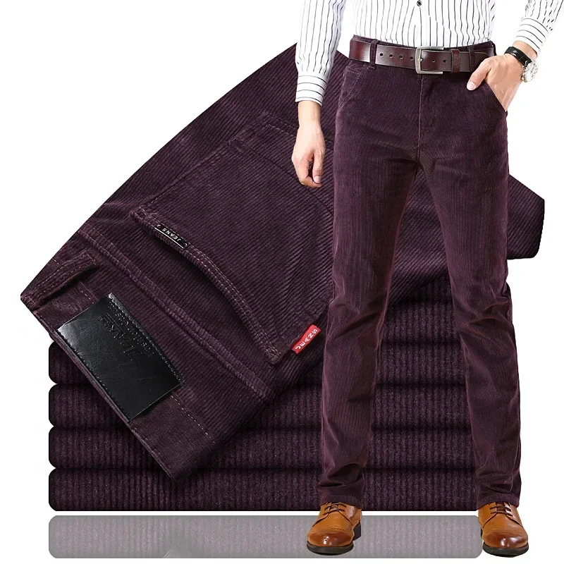2025 Spring Autumn Men's Cordu - Corduroy Pant Warm recension och pris