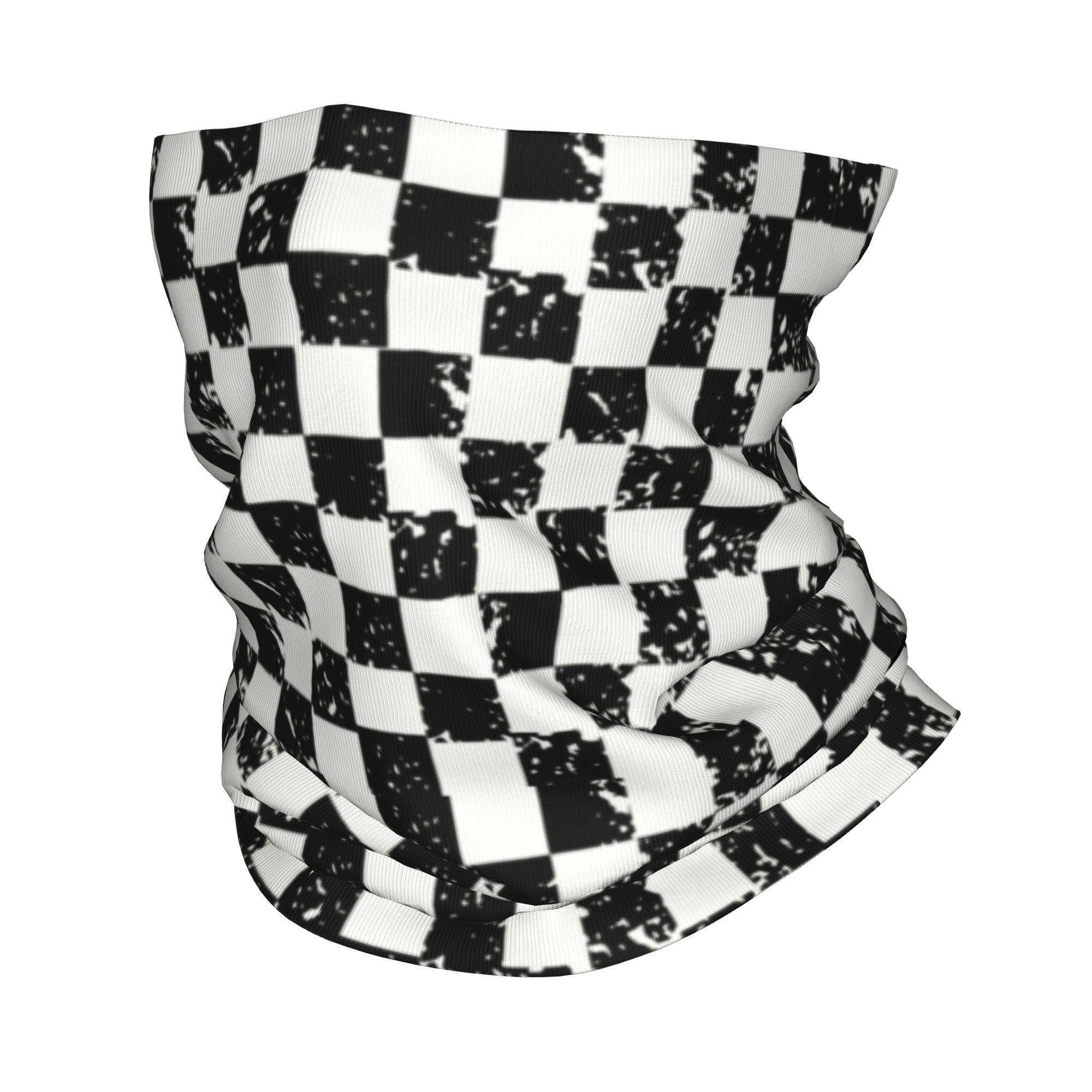 Custom Retro Checkered Flag Wi - Neck Gaiter Fleece recension och pris
