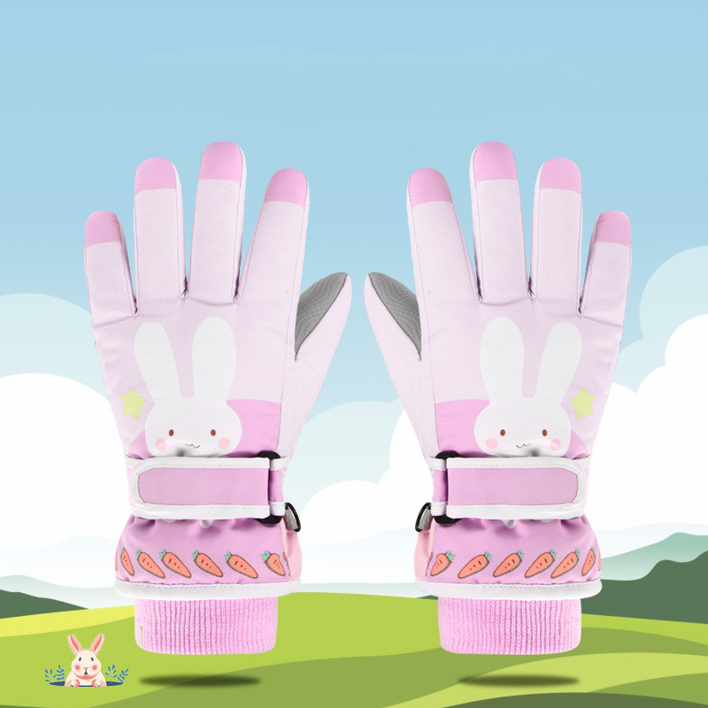 Kids Winter Snow Ski Gloves, W - Snow Glove Insulated recension och pris