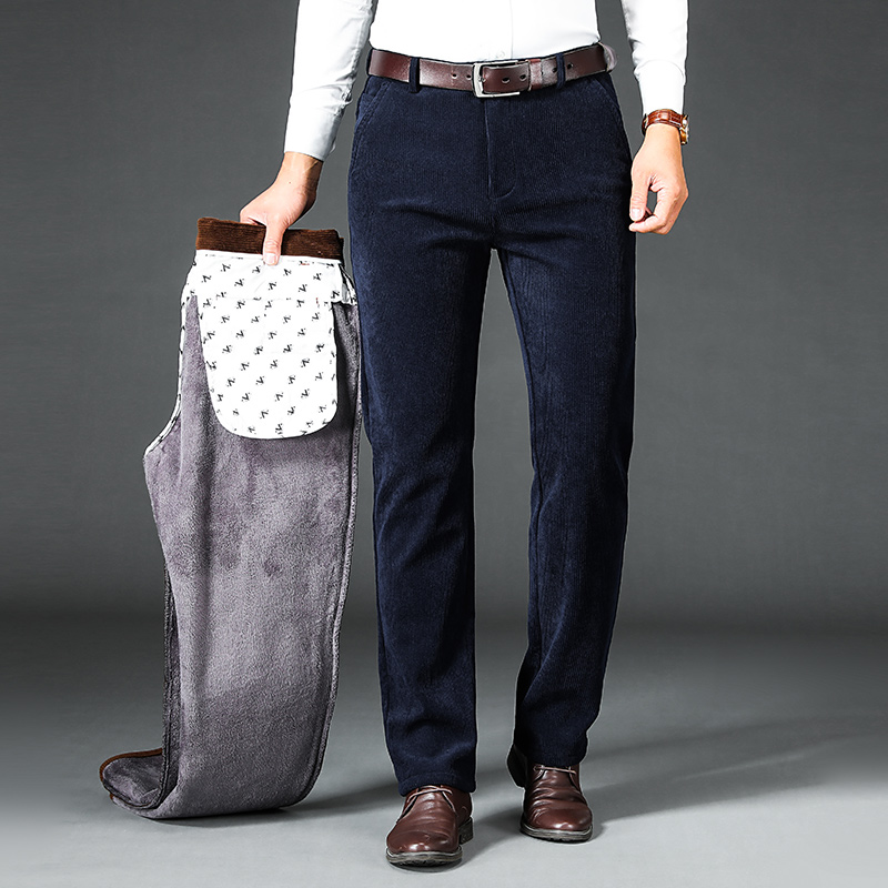 Winter Men's Fleece Corduroy P - Corduroy Pant Warm recension och pris