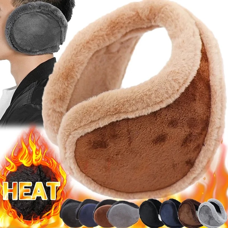 Thicken Fur Earmuffs Men Women - Winter Headband Fleece recension och pris