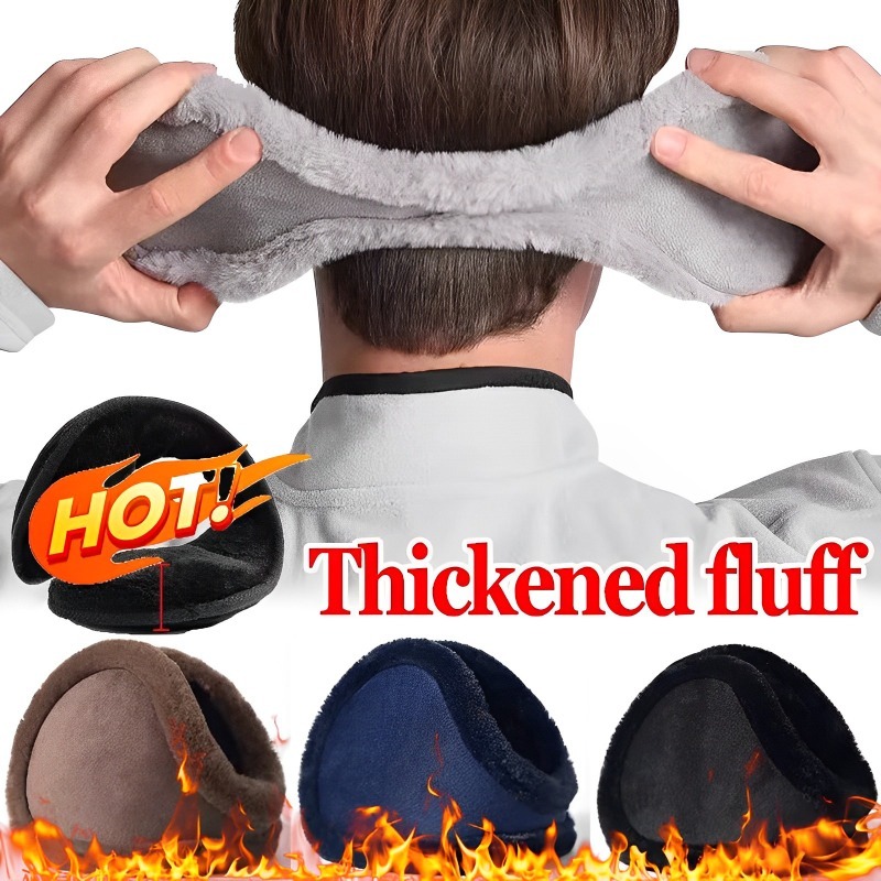 Thicken Fur Earmuffs Men Women - Winter Headband Fleece recension och pris
