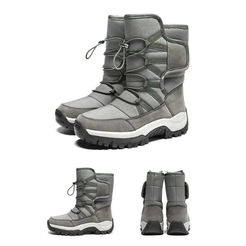Men's Warm Plush Couple Snow B - Waterproof Winter Boot recension och pris
