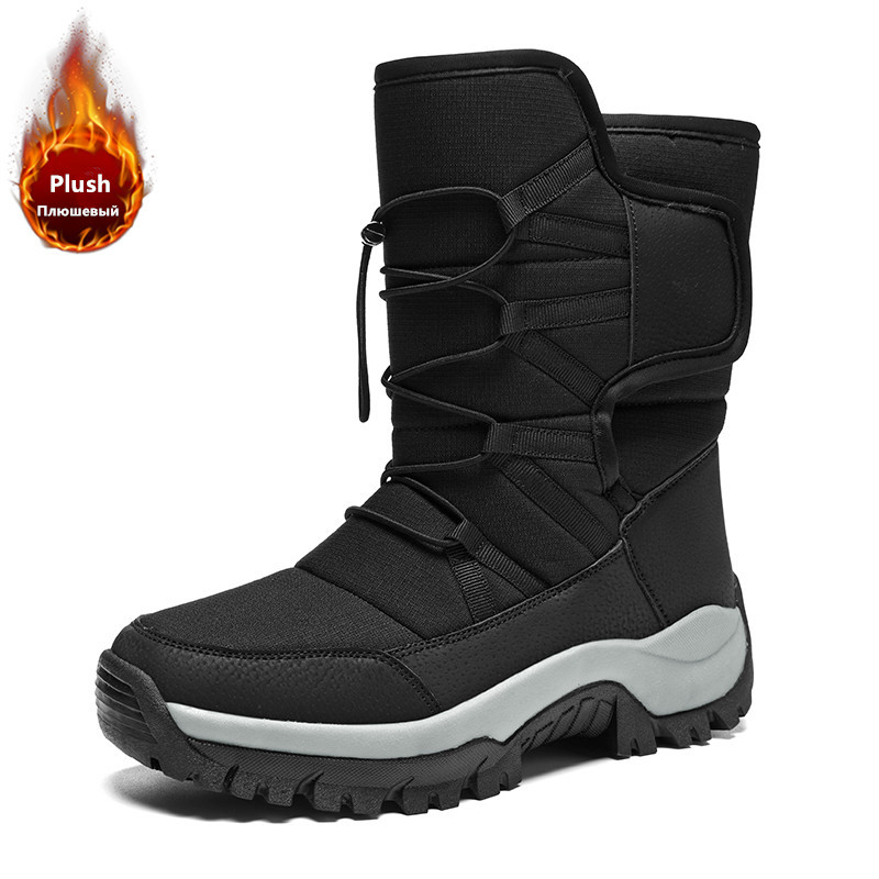 Men's Warm Plush Couple Snow B - Waterproof Winter Boot recension och pris