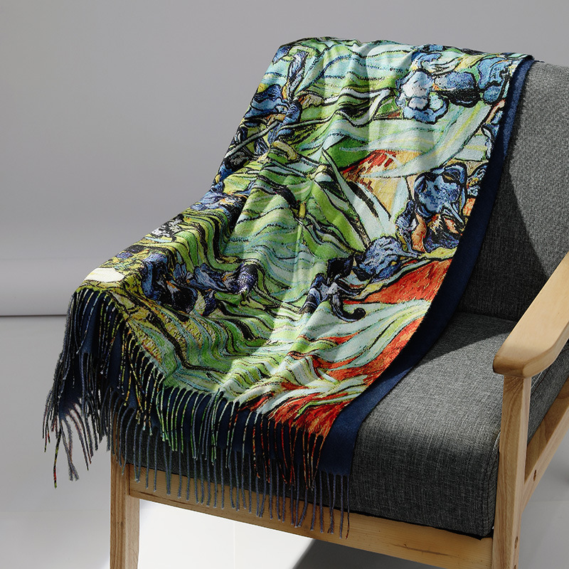 Luxury Brand Oil Painting Cash - Cashmere Pashmina Wrap recension och pris