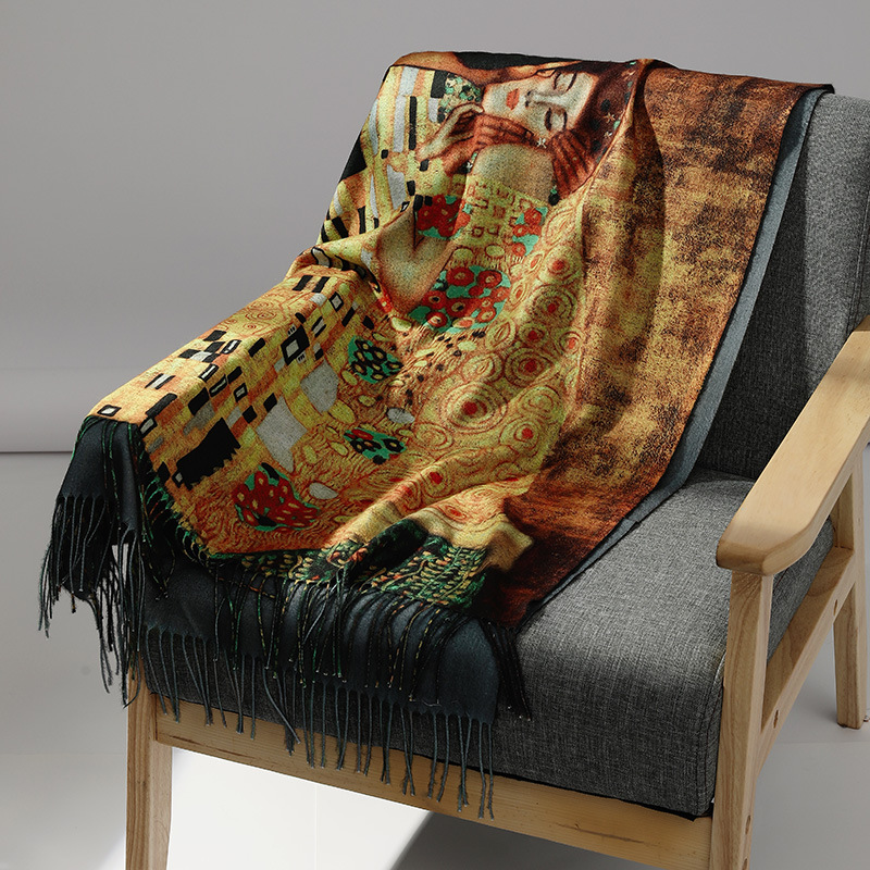 Luxury Brand Oil Painting Cash - Cashmere Pashmina Wrap recension och pris
