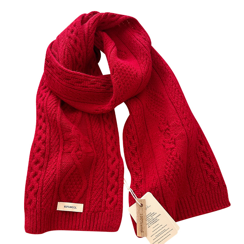 Luxury 100% Wool Scarf Women M - Wool Scarf Men recension och pris