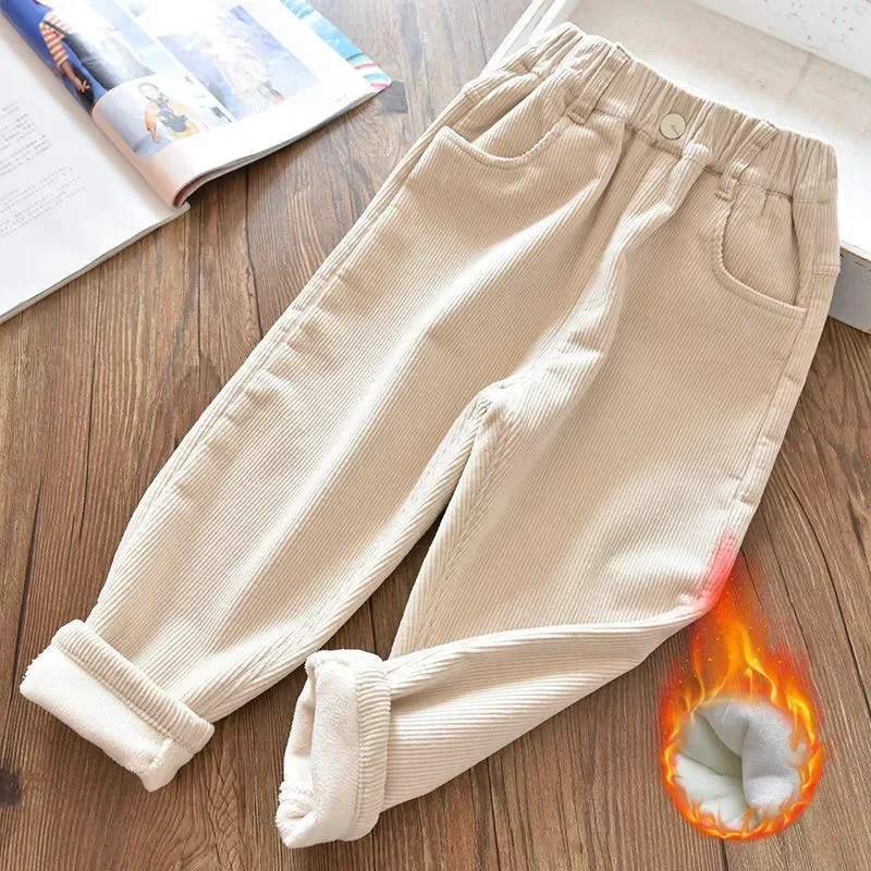 Girls Corduroy Pants Winter Wa - Corduroy Pant Warm recension och pris