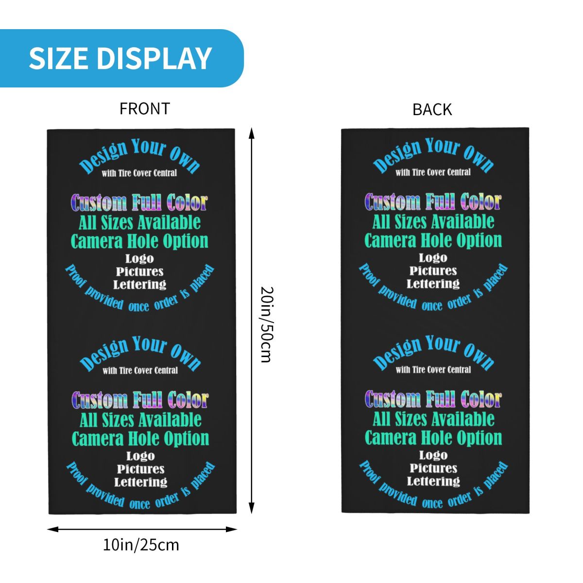 Custom Custom Your Design Prin - Neck Gaiter Fleece recension och pris