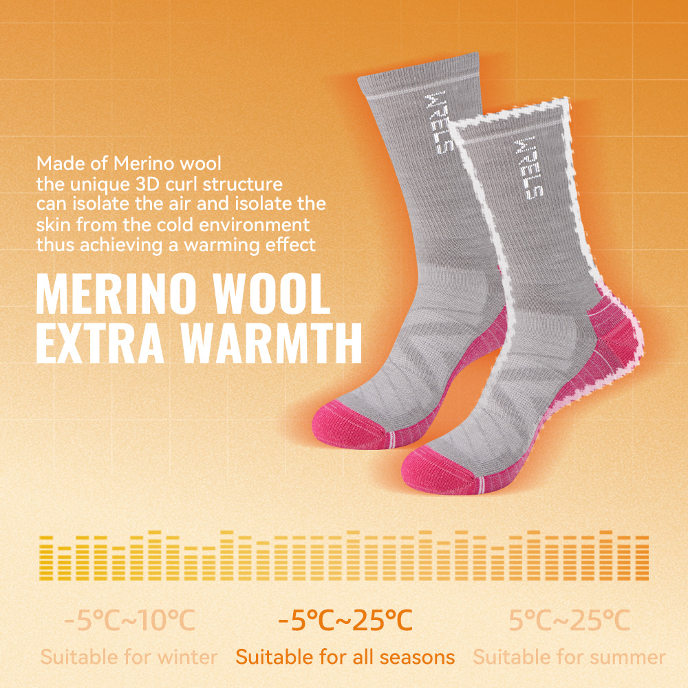 WRELS 1/2/3 Merino Wool Socks  - Thermal Sock Wool recension och pris