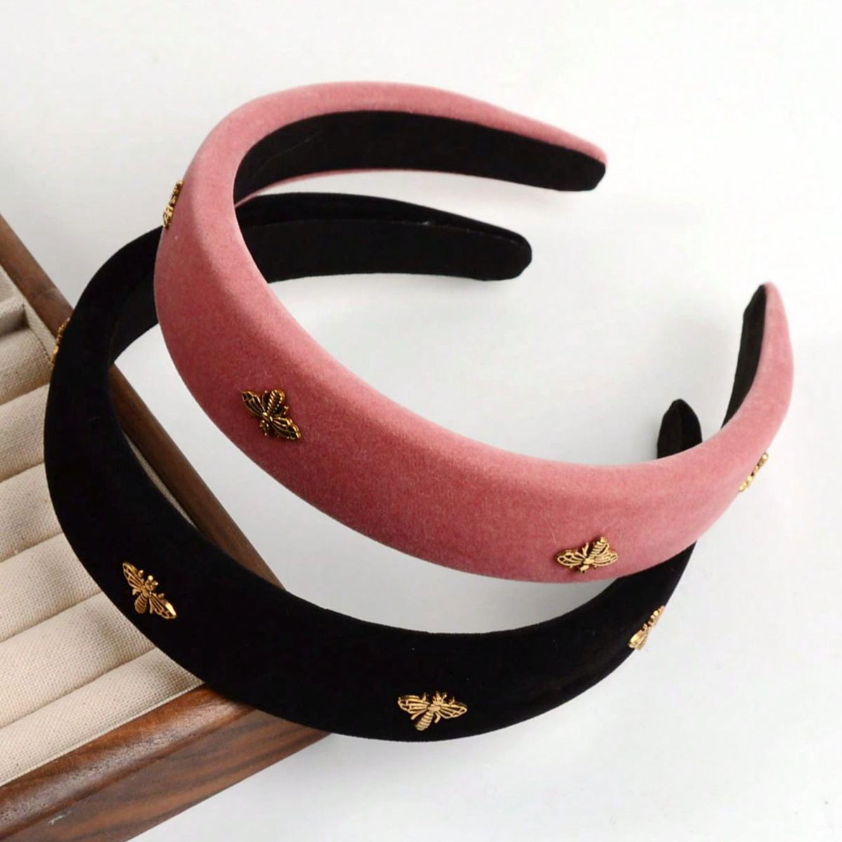 Little Bee Black Velvet Headba - Winter Headband Fleece recension och pris