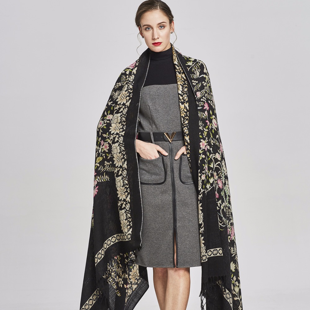 Luxury Brand Scarf Female Male - Wool Scarf Men recension och pris