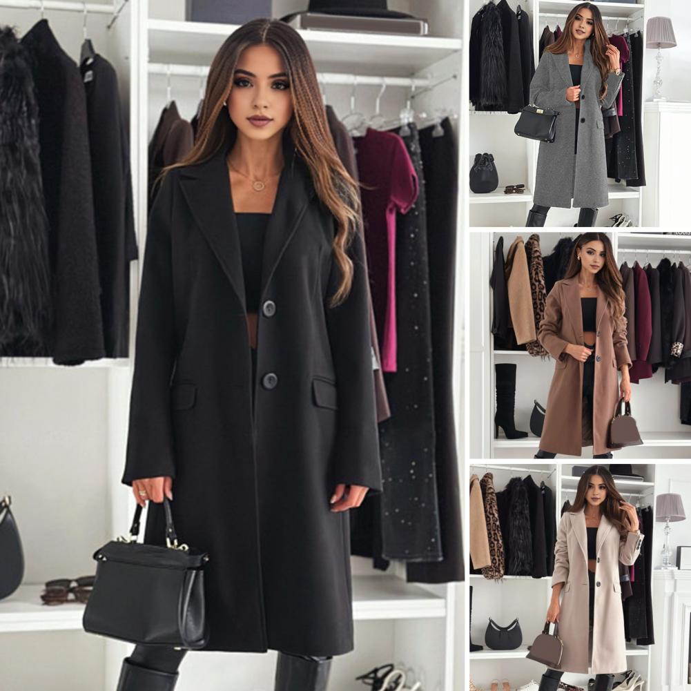 Wrinkle Resistant Coat Women’s - Wool Coat Peacoat recension och pris