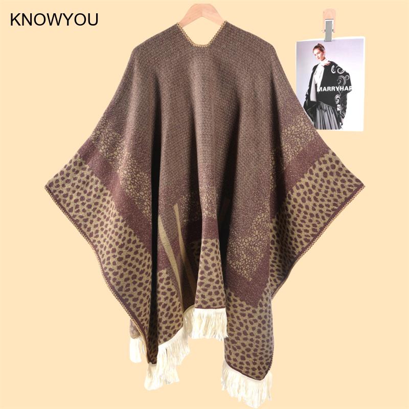 Leopard Print Split Pashmina W - Cashmere Pashmina Wrap recension och pris