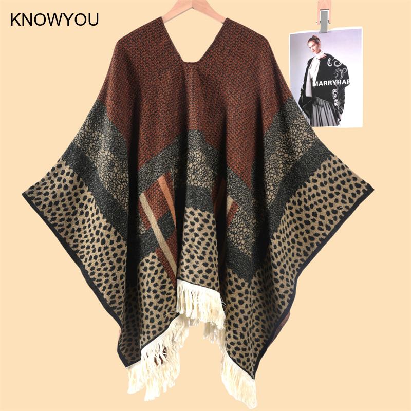 Leopard Print Split Pashmina W - Cashmere Pashmina Wrap recension och pris