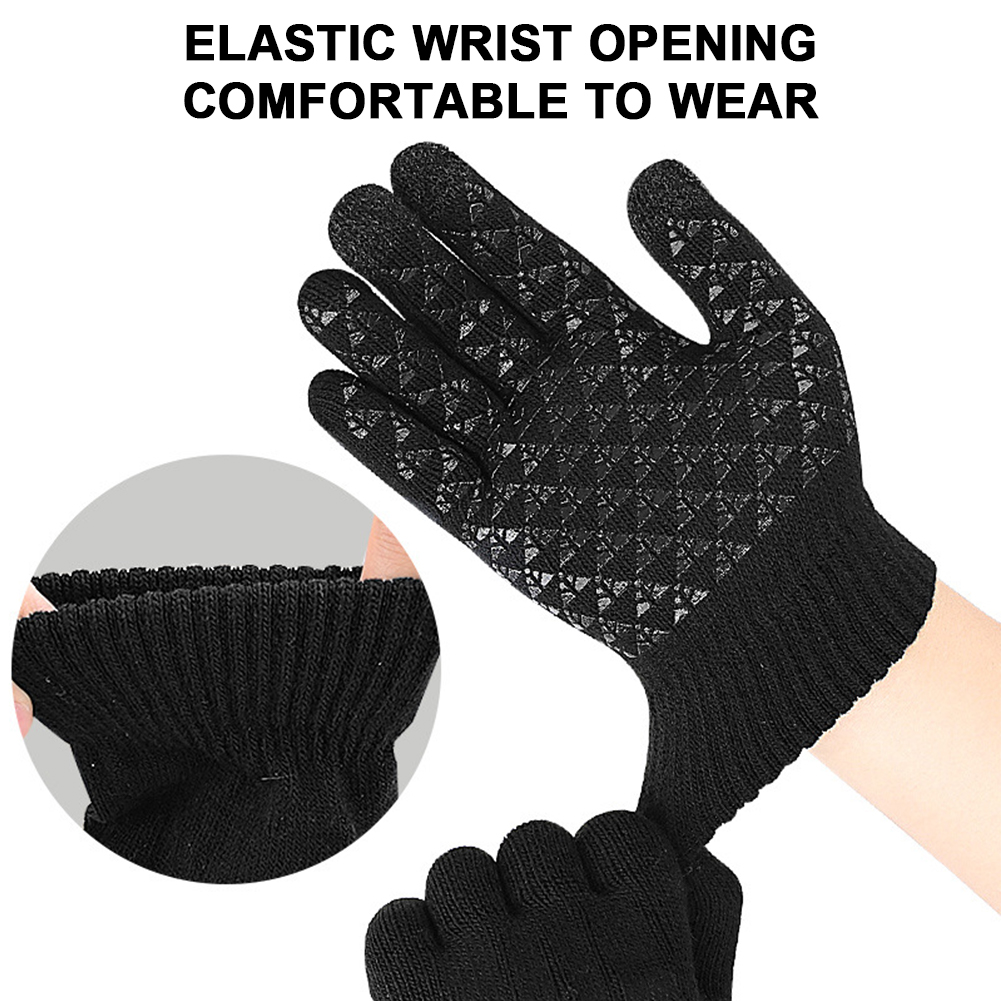 5-1Pairs USB Heated Knitted Gl - Touch Screen Gloves recension och pris