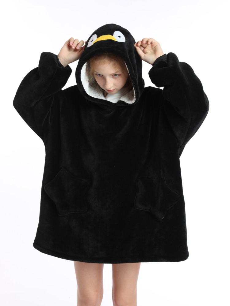 Winter Sherpa Blanket Teens Ho - Sherpa Hoodie Fleece recension och pris