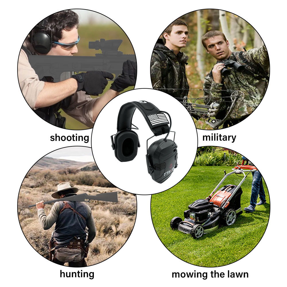 W1/W3 Electronic Shooting Earm - Earmuffs Foldable recension och pris