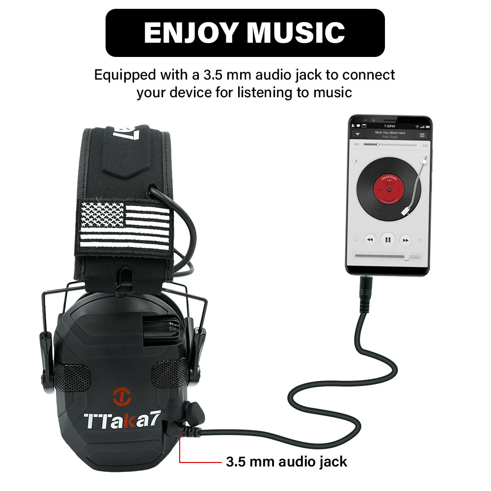 W1/W3 Electronic Shooting Earm - Earmuffs Foldable recension och pris