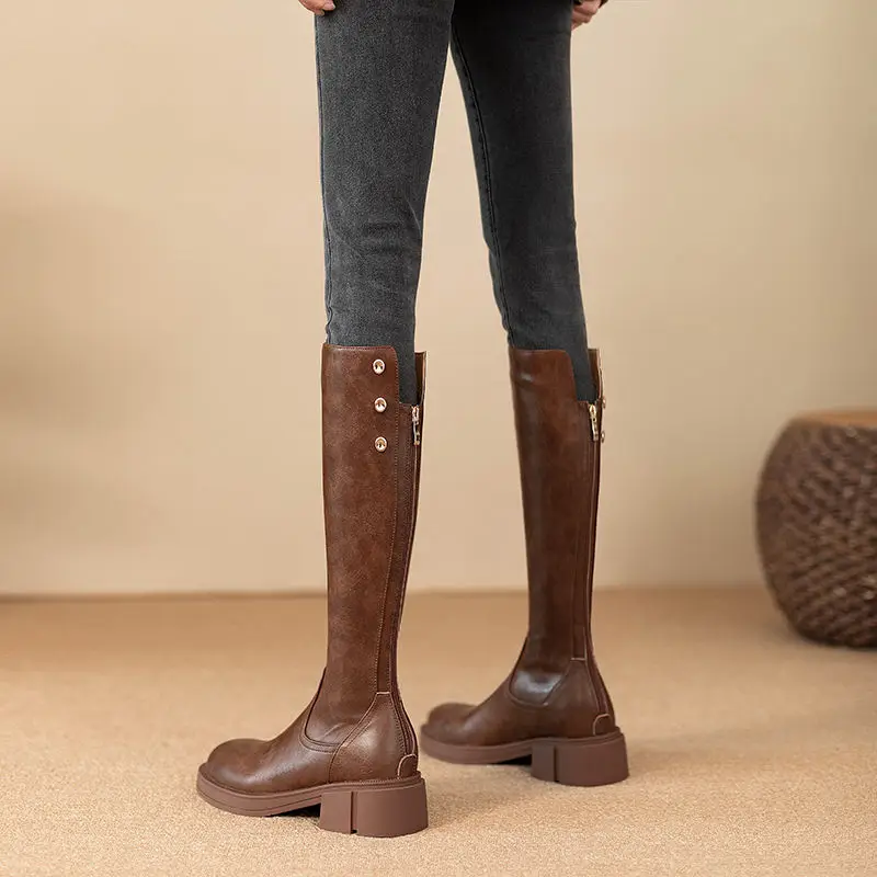 Autumn Winter Middle Heel Ladi - Waterproof Winter Boot recension och pris