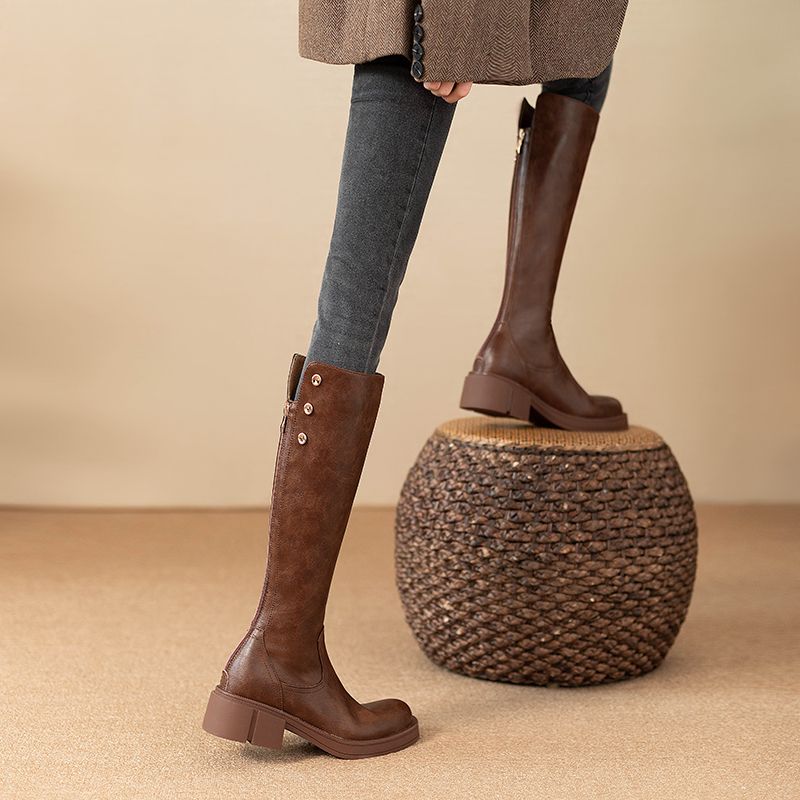 Autumn Winter Middle Heel Ladi - Waterproof Winter Boot recension och pris